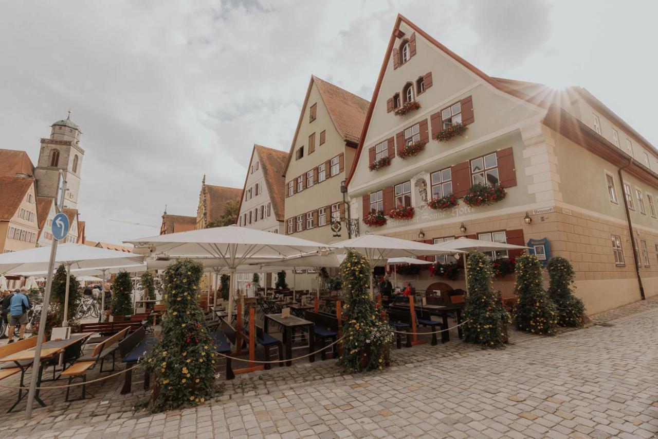 Altstadtmittehotel Sonne Dinkelsbühl Eksteriør bilde